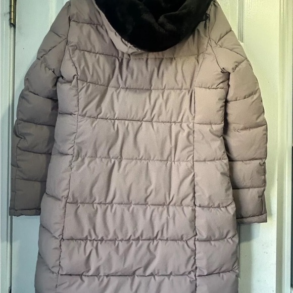 Andrew Marc Long Parka Puffer‎ Jacket Womens Size Medium NWOT Lavender - Picture 2 of 9